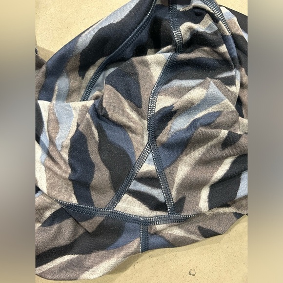 Lululemon Wunder Under Leggings 4 Full Length High Rise Blue Camo - Picture 8 of 8